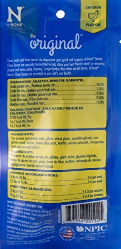 N-Bone 1.4-Ounce The Original Bagged Bone Treat For Dogs, Small, Chicken Flavor, 2-Pack - //medicalbooks.filipinodoctors.org