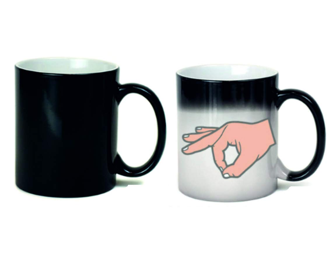 Super Lemon Circle Game Mug - Reveals When HOT Water Added - AS SEEN ON It's Gone Viral - Ball Gazer - 11 OZ Size - Machine Washable