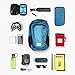 4Monster Hiking Daypack,Water Resistant Lightweight Packable Backpack for Travel Camping Outdoor (Blue, 24L)