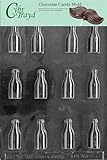 Cybrtrayd AO028 Bottles All Occasions Chocolate Candy Mold, Small
