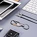 SOOKOO Car Key Chain with Carabiner Key Ring Clip Business Keychain for men