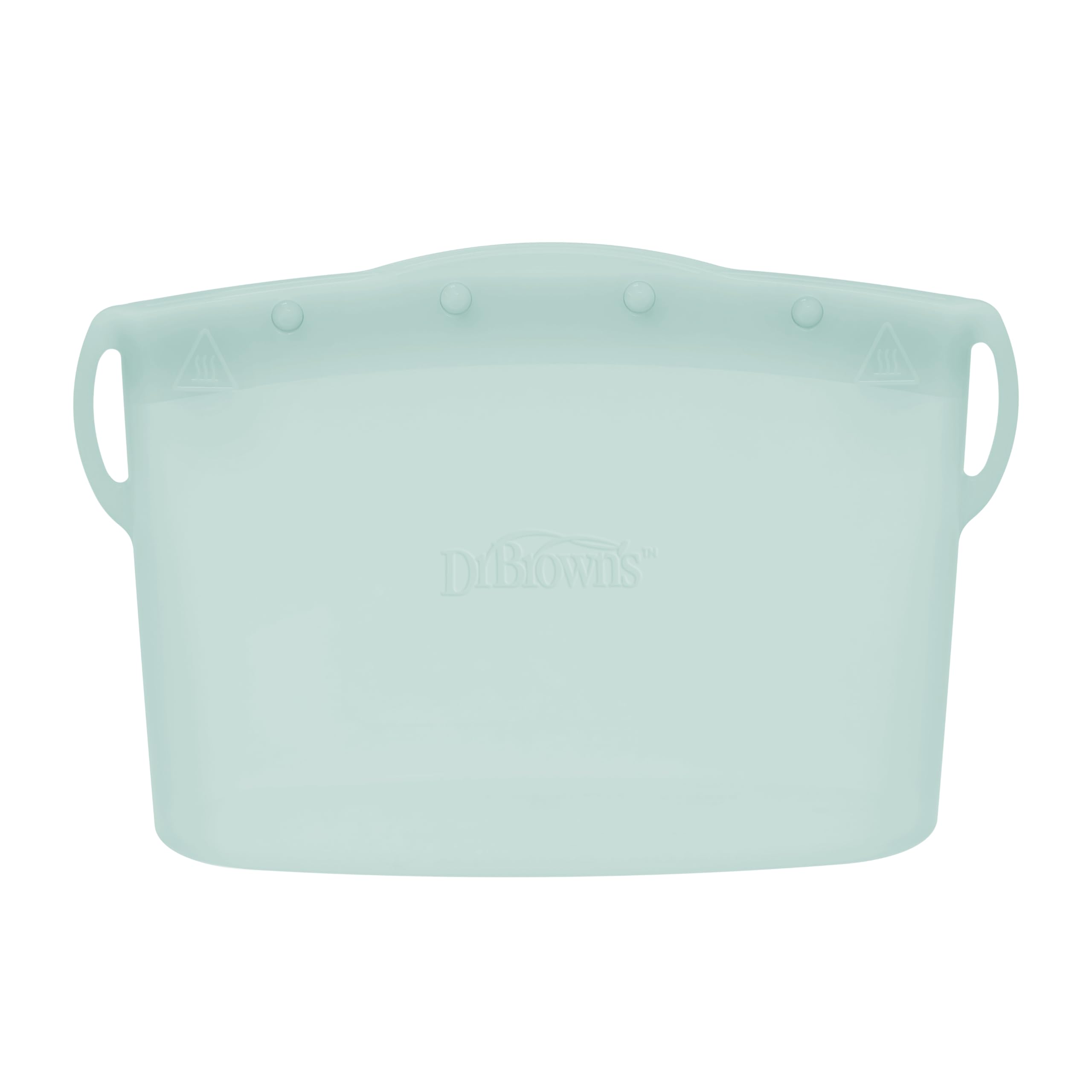 Dr. Brown's Microwave Steam Sterilizer Bag for Baby Bottles, Breast Pump Parts & Other Toddler Accessories, 100% Silicone, Reusable Sterilizing Bag