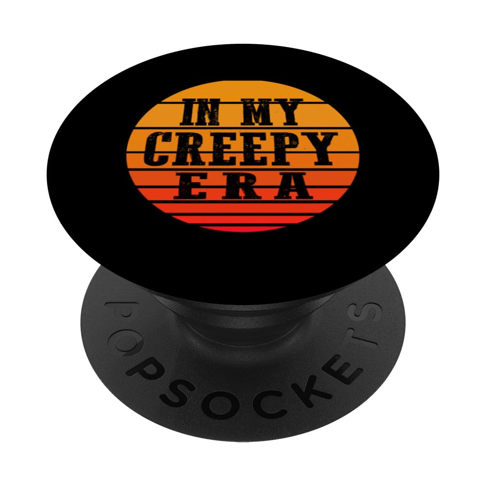 Uncanny Era, Retro Creepy Era, In My Creepy Era PopSockets Swappable PopGrip
