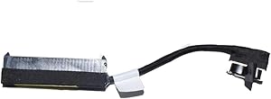 Compatible Replacement for Laptop Parts for Dell Latitude E5570 HDD Cable Wire Connector 4G9GN DC02C00B400 & Hard Disk Driver Caddy Bracket 0VX90N