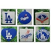 Los Angeles Baseball Team Themed Christmas Ornament Set