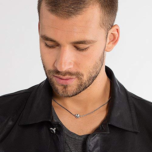 Collana Unisex Thomas Sabo Karma Beads In Argento 925 - KK0002-001-12, Catenina Con Moschettone, Da Personalizzare Con Charm