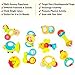 Zenteck Multi-Sensory BPA-Free Baby Rattles Teethers & Shakers Essential Set with Storage Bin [10-Piece] | Baby-Safe, Non-Toxic, Multifunctional Developmental Set for Newborns & Babies