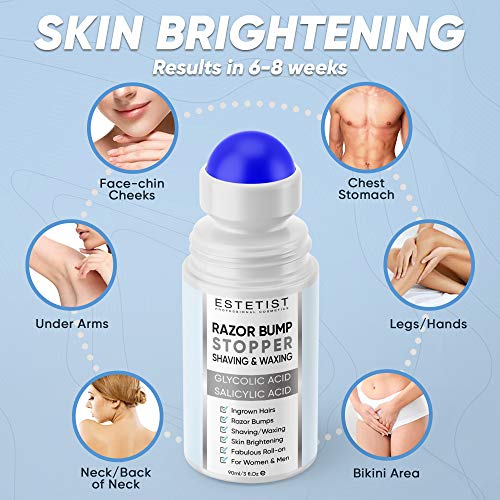 Razor Bump Stopper Solution for Ingrown Hair Skin Care Treatment for