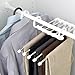 Stainless Steel Pants Hangers Jeans Clothes Organizer Folding Storage Rack Space Saver Storage Rack for Hanging