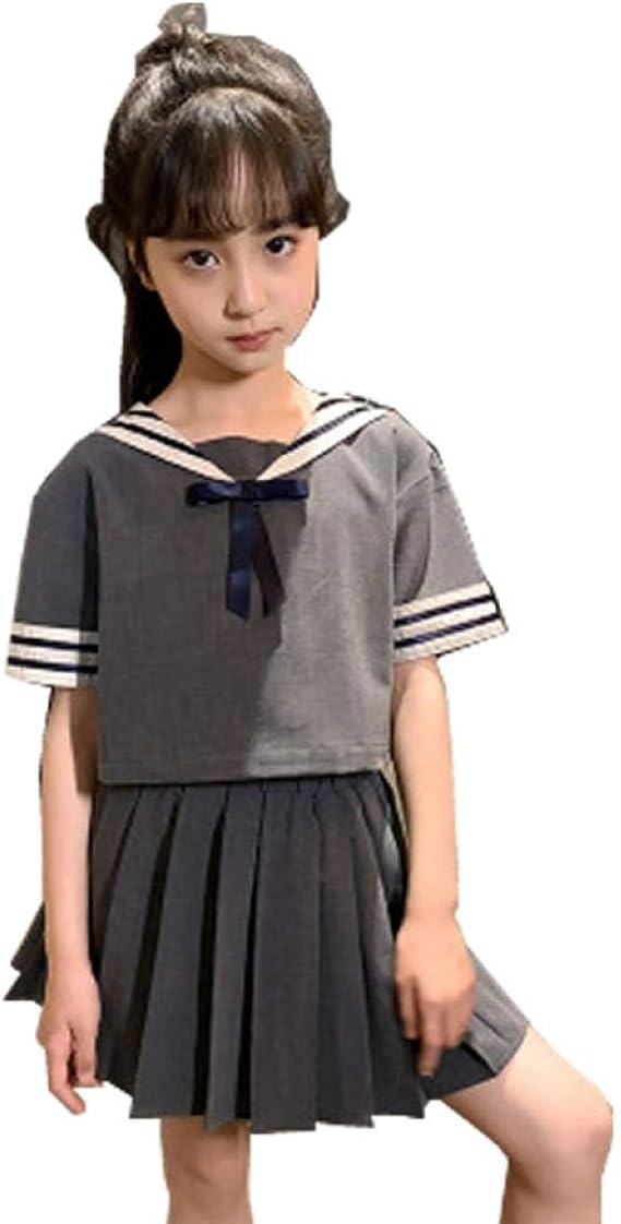 Amazon Co Jp 子供服 女の子 半袖 セーラーワンピース 子供 海軍風 キッズワンピース 可愛い ロリータ ガールズ 夏 セーラー服 コスプレ 入学式 卒業式 Clothing Accessories