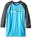 Under Armour Boys' Tech 3/4 Sleeve, Meridian Blue/Black, Youth Large