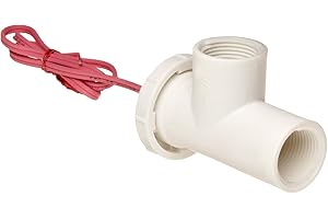 BEST PRICE SQUARE Gems Sensors FS-500 Series Polypropylene Flow Switch, Elbow, Shuttle Type, 0.25 gpm Flow Setting, 3/4" NPT Female