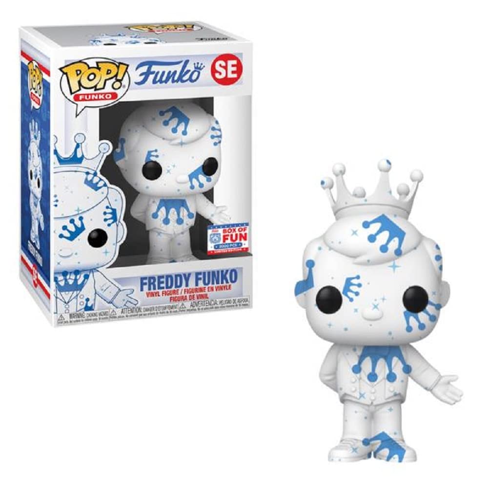 Funko 51814 Pop! - Freddy Funko Blue and White Stars (Box of Fun 2000 Pieces Limited Edition)