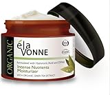 Elavonne Organic Moisturizer - Intense Nutrients (2 oz) - w/ Hyaluronic Acid by Elavonne Organic Skin and Beauty