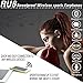 Bluetooth Sport Headphones with Mic offered by PHI Sports & Outdoors. High Definition Sound with Bass, Noise Cancelling, IPX4 Sweatproof, Secure Fit, & 6-8 Hrs Playtime. Carrying Case Included(Black)