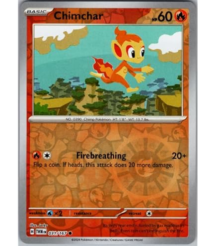 Amazon.com: Pokemon - Chimchar (18/114)