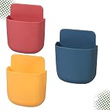 TOPBATHY 3pcs Wall-Mounted Storage Box for Remote Controls & Phones view 6
