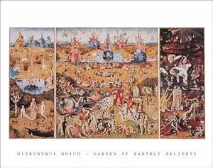 Hieronymus Bosch - Garden of Earthly Delights Art Print 28 x 22
