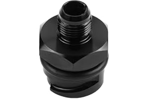 Acouto Billet Valve Cover, Aluminum Alloy Billet Black Valve Cover Oil for LS1 / LS6 LS2 / LS3 LS7(AN10)