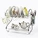 2-Tiers-Kitchen-Dish-Cup-Drying-Rack-Drainer-Dryer-Tray-Cultery-Holder-Organizer