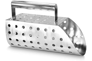 CKJSJ Metal Detector Accessories - Stainless Steel Sand Scoop for Metal Detection, Used as a Sand Sifter for Beach Seashells, Suitable for Adults and Children of All Ages. (style5)