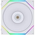 Lian Li UNI Fan TL 120 - Daisy-Chain Style- 9-Blade Impeller - Lighting Customizability- 26 LEDs -White- Single Pack -Without Controller - (12TL1W.US)