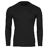 Hot Chillys Men's Peachskins Solid Crewneck Relaxed