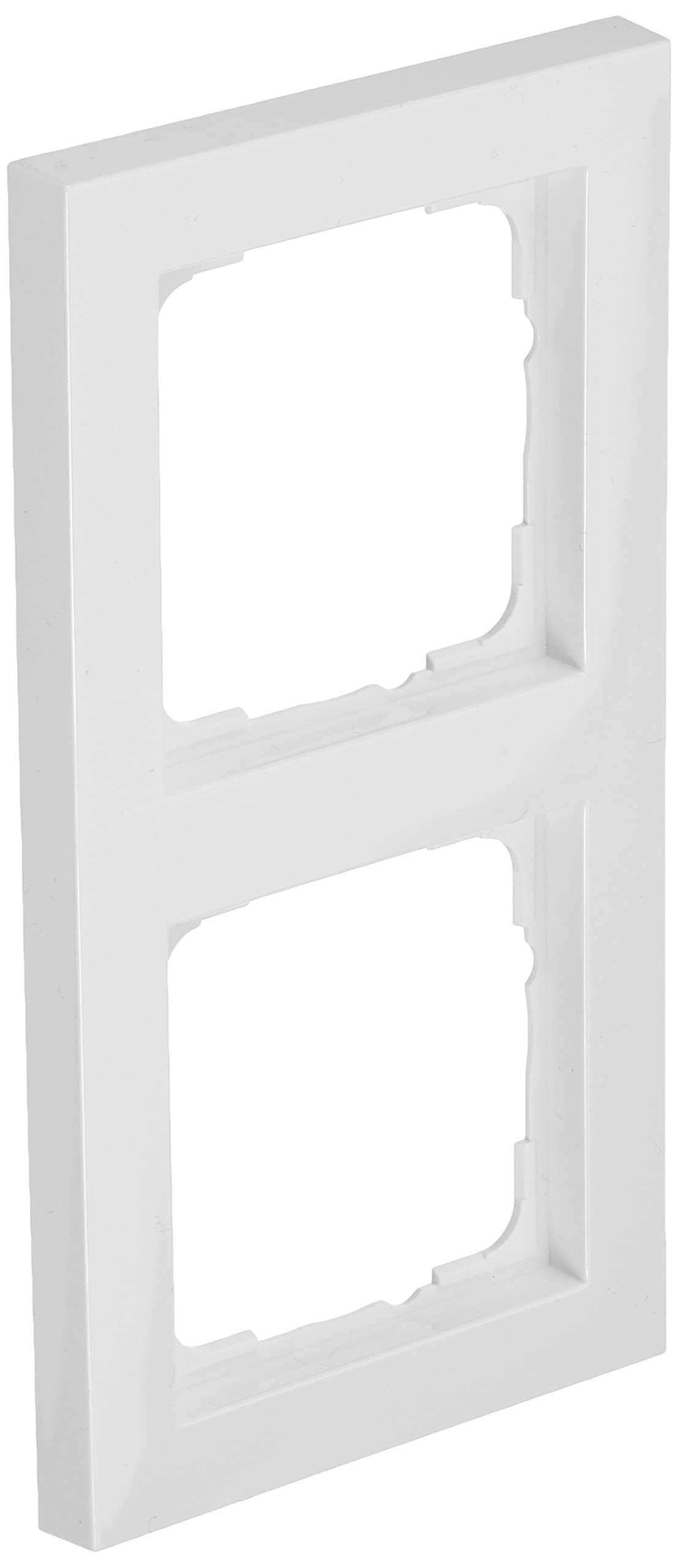 GIRA 021229 Cover Frame, 2 Gang Gira E2 pure white