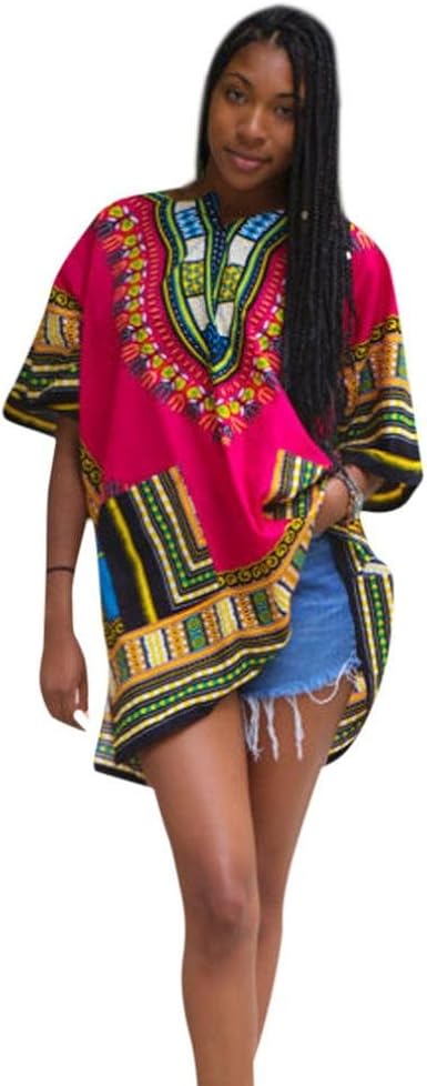 african print sundress