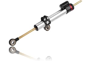 QIILU Motorcycle Steering Damper Universal Steering Stabilizer Control for MT10 MT 07 MT09 Long Type