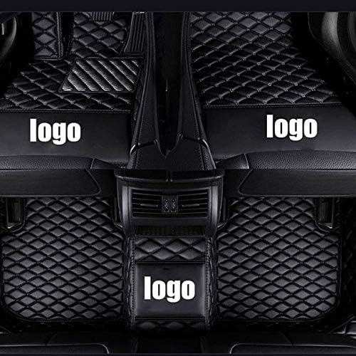 LKJHO Car mat custom car floor mats Leather for Cadillac SRX CTS Escalade ATS CT6 XT5 CT6 ATSL XTS SLS auto accessories car styling carpet,single black black