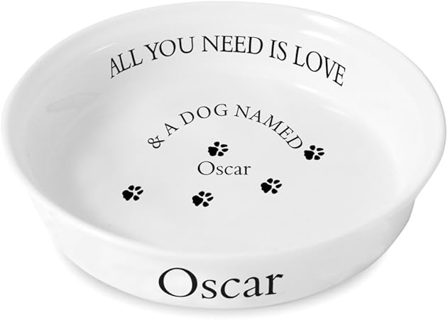 personalised dog bowls amazon