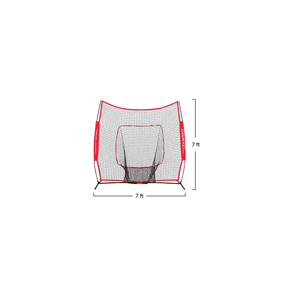 Rukket 7x7 Baseball & Softball Net, Practice Hitting, Pitching, Batting