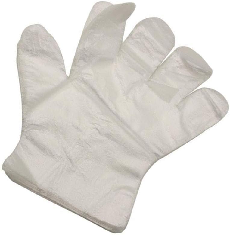 Eoeth PE Film Gloves, 1000pcs Plastic Disposable Gloves Restaurant Home Service Catering Hygiene Clear Plastic Gloves Work Gloves for Cooking,Cleaning,Food Handling