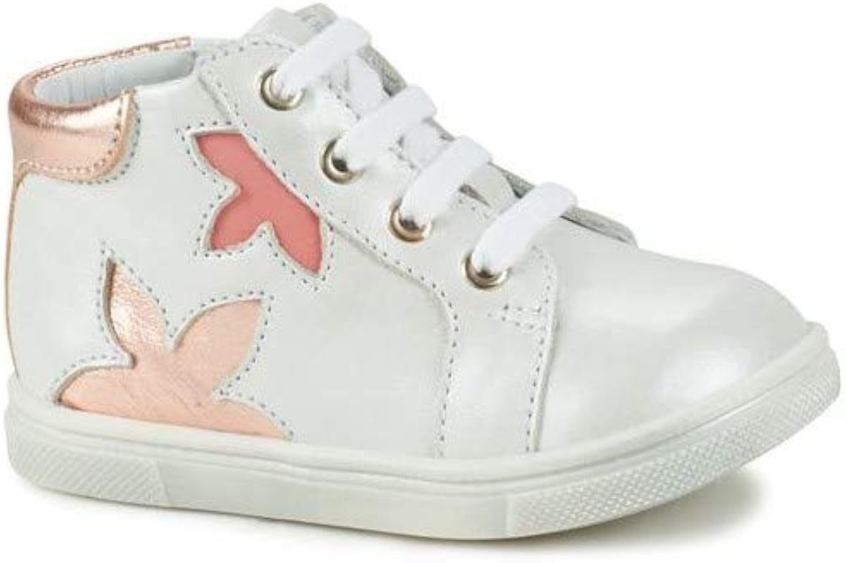 Girls white high top trainers Clearance