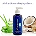 Deep Moisturizing Leave In Conditioner for Hair and Body - with Aloe Vera, Coconut and Tea Tree Oil - Natural Skin Cream Moisturizer - Curly, Frizzy, Dry and Damage Hair Treatment - Sulfate Free (8oz)