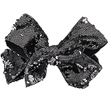 JOJO Siwa Girls Bows (Black Sequin)