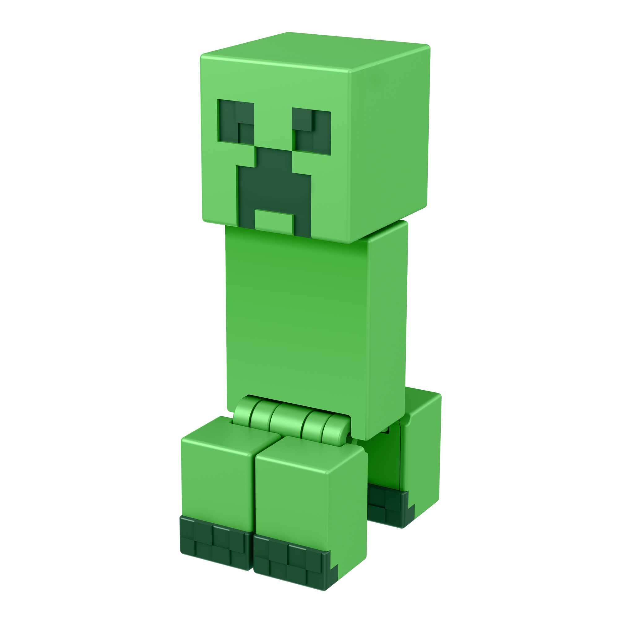 Minecraft Creeper Build-A-Portal Figure - Collectible Figure and Build-A-Portal Piece, Movable Joints, 1 Accessory, 3.25" Tall, Gift for Kids 6+, HFC33