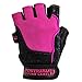 Contraband Pink Label 5127 Womens Vegan Weight Lifting Gloves w/Synthetic Microfiber Amara Leather (Pair) - Machine Washable Fingerless Workout Gloves Designed for Women (Pink, Medium)