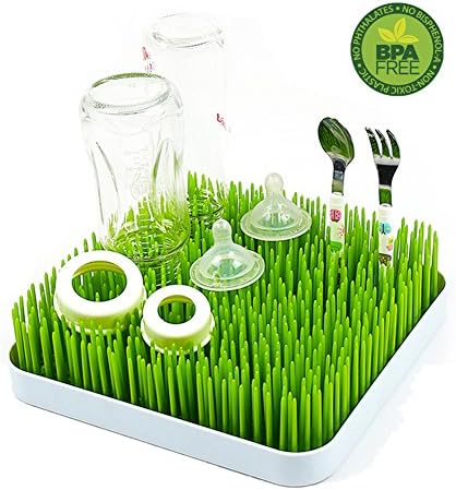 Baby Bottle Drying Rack Countertop.BPA free,Phthalate free and PVC free,Green.