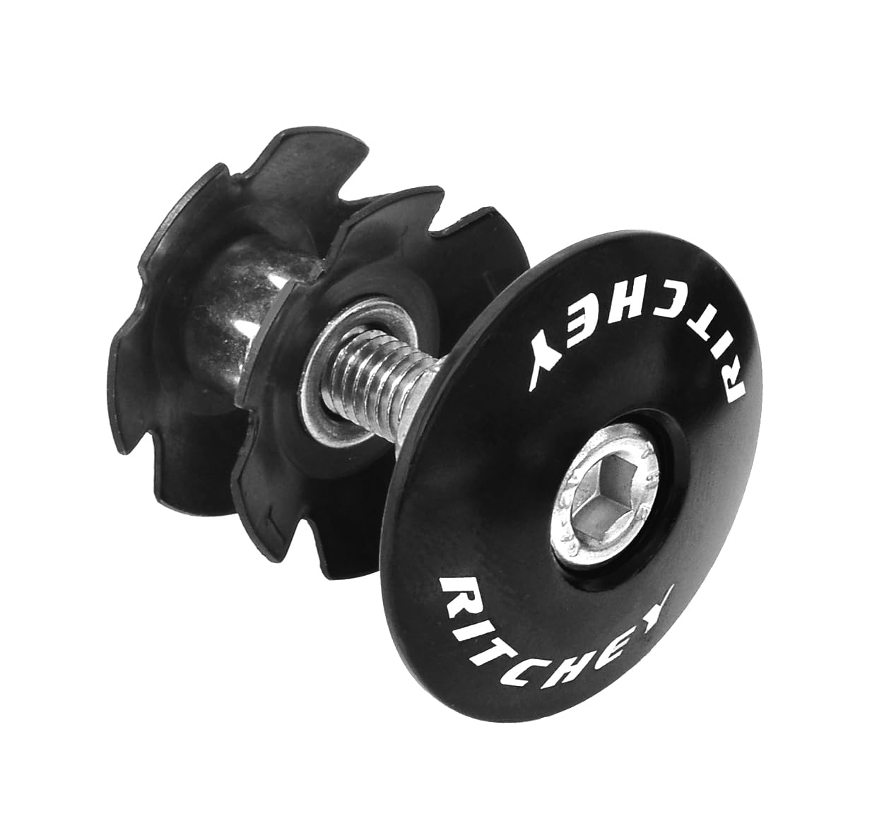 Ritchey Spares Wcs Alloy Headset & Starnut Cap, Black, 1-1 8 UK