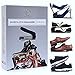 Shoe Slots Organizer 10 Piece Set (Black) - 2019 Premium Closet Space Saver for High Low Heels, Sneakers, Boots and Sandals - 3-step Adjustable Plastic Stacker - Present for Men, Women, and Kids