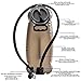 BONLEX Hydration Bladder for Hydration Pack 100Oz/3-L Military Quality Water Reservoir Wide-Opening Tastefree BPA Free for Traveling,Hiking Camping (Coffee Color)