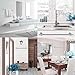 AUSWIND Polish Crystal Towel Bar 23-Inch Chrome Finish Wall Mount Towel Rack Bathroom Accessories