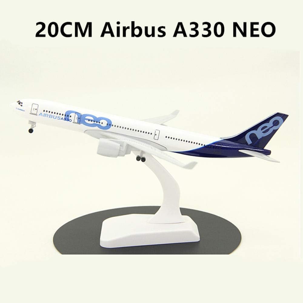 HCBYJ 20CM Airplanes Airbus A330 Aircraft Model Prototype with Landing Gear Alloy Diecast Toys Gifts