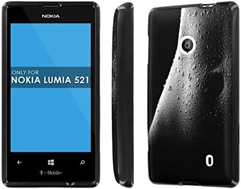 Nokia Lumia 521 [NakedShield] [Black] Total Armor Protection [Shell Snap Phone Case] - [Female Body] for Nokia Lumia 521