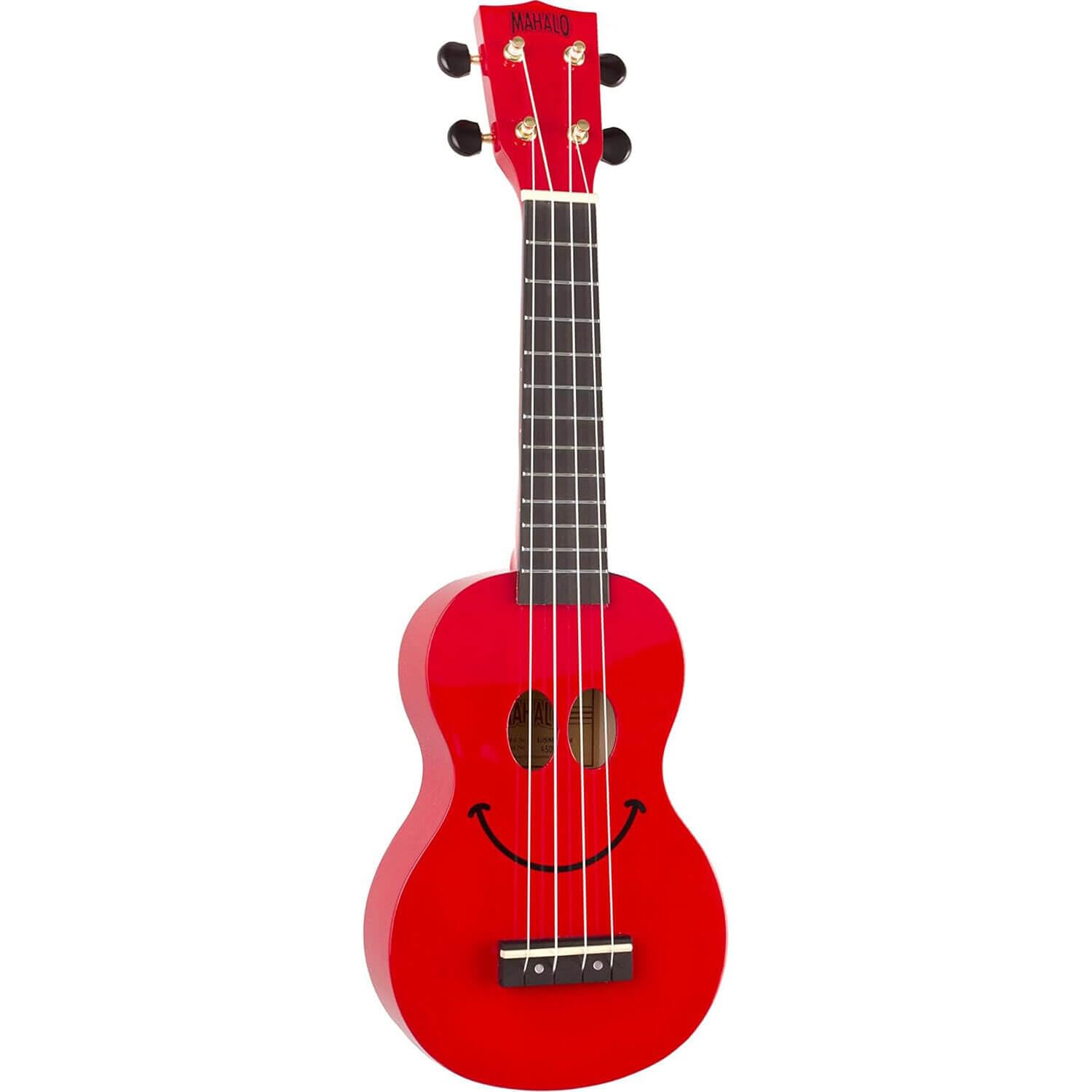 Mahalo"Smile" Art Series Soprano Ukulele, Red STN2211SMI-RD