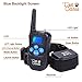 Dog Training Collar, Upgraded Sokos LED Backlight Rechargable 330YD Remote Dog Training Shock Collar, Beep Vibration Electronic Electric Collar (Blue)