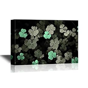 Clover Leaves at Night