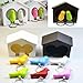 Bhbuy Lover Sparrow Birdhouse Keychain Home Wall Hook Bird Nest Holder Key Ring New (White birdhouse)